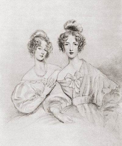 Die Fräuleins Catherine und Mary Glynne, aus 